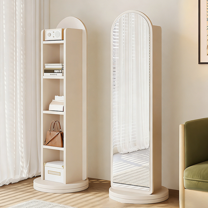 Modern Fiberboard Floor Mirror