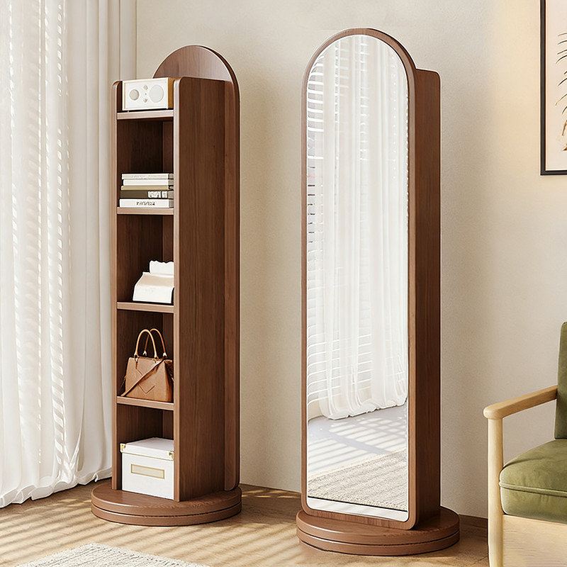 Modern Fiberboard Floor Mirror