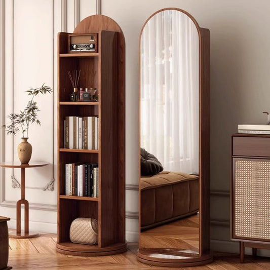 Modern Fiberboard Floor Mirror