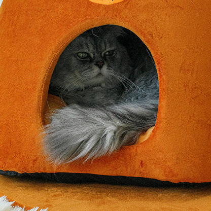 Teddy Bear Cat Tree & Condo with Perch