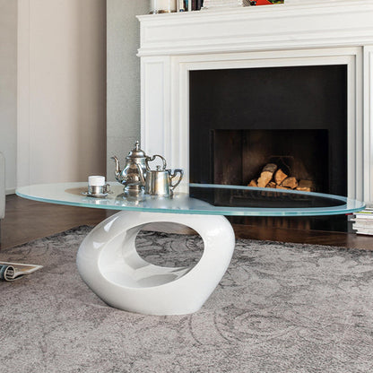 Modern ABS Glass Coffee Table
