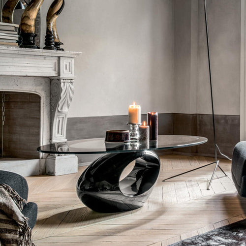 Modern ABS Glass Coffee Table