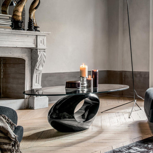 Modern ABS Glass Coffee Table