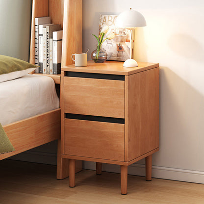 Modern Wood Solid Wood Nightstand