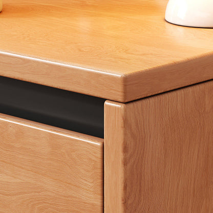 Modern Wood Solid Wood Nightstand
