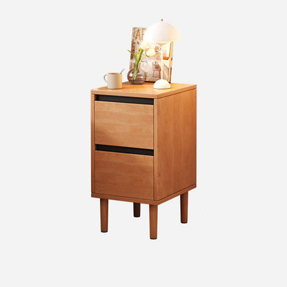 Modern Wood Solid Wood Nightstand