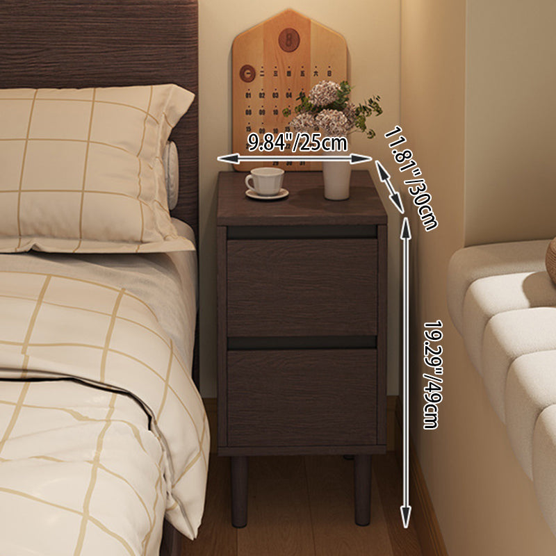 Modern Wood Solid Wood Nightstand