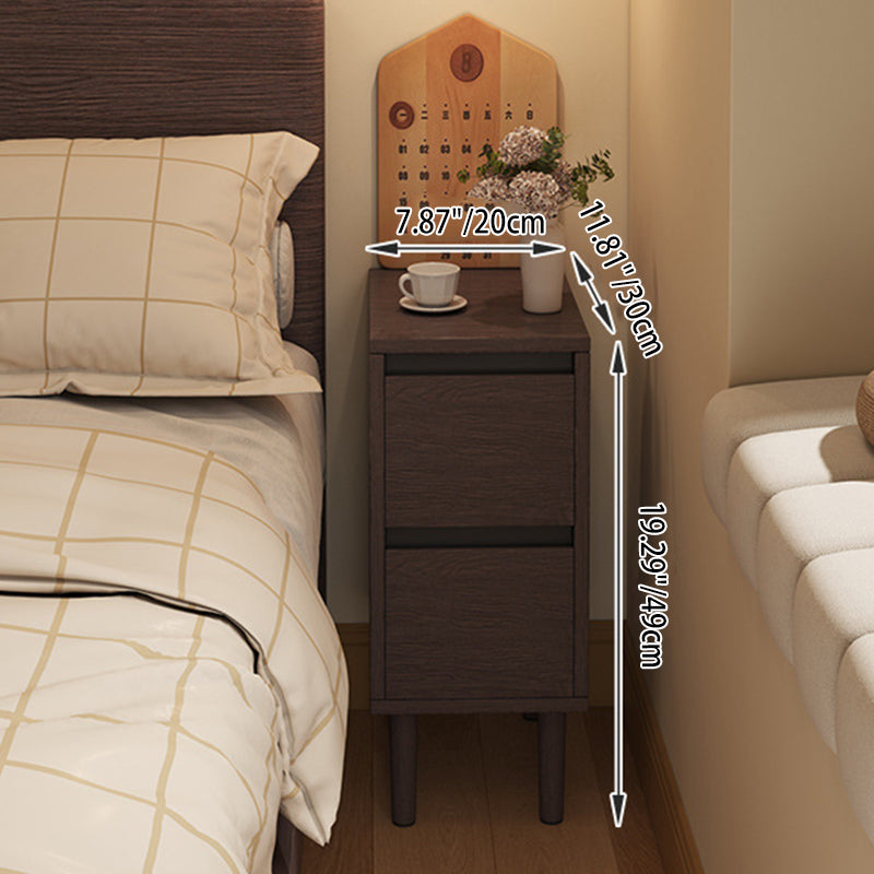 Modern Wood Solid Wood Nightstand