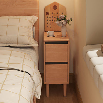 Modern Wood Solid Wood Nightstand