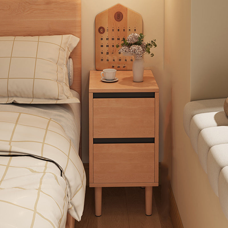 Modern Wood Solid Wood Nightstand