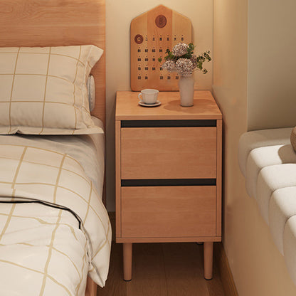 Modern Wood Solid Wood Nightstand
