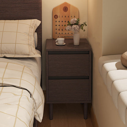 Modern Wood Solid Wood Nightstand