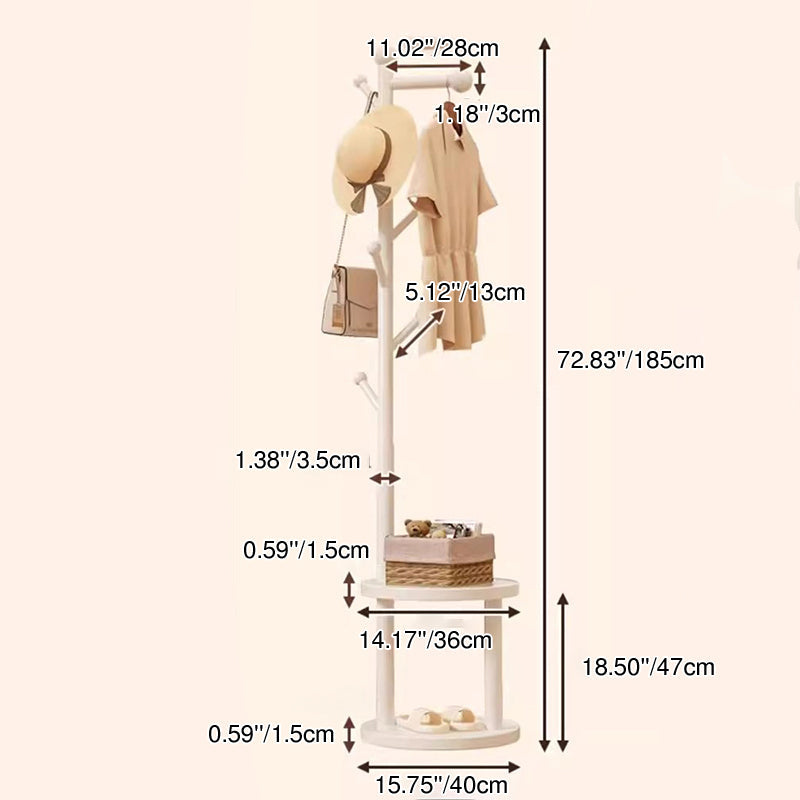Modern Wood Hall Tree