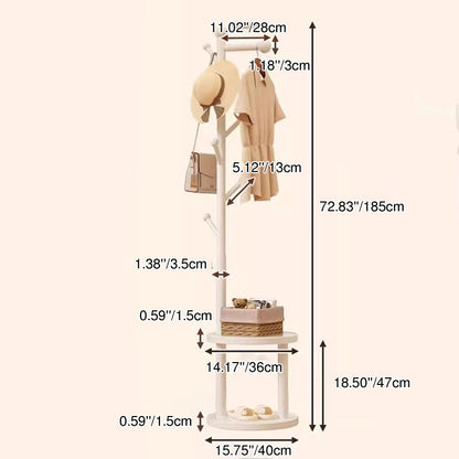 Modern Wood Hall Tree