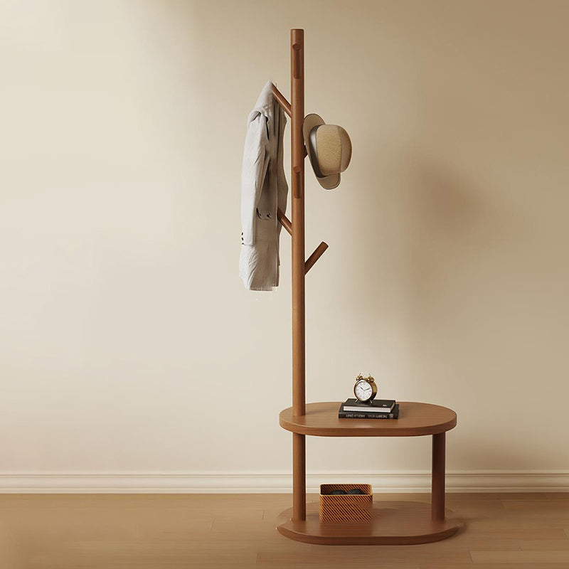 Modern Wood Hall Tree
