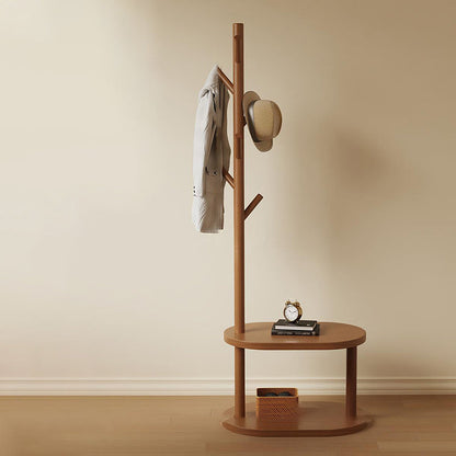 Modern Wood Hall Tree
