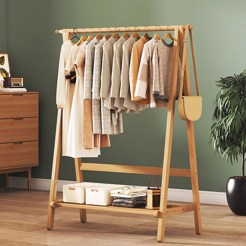 Contemporary Scandinavian Bamboo Hall Tree