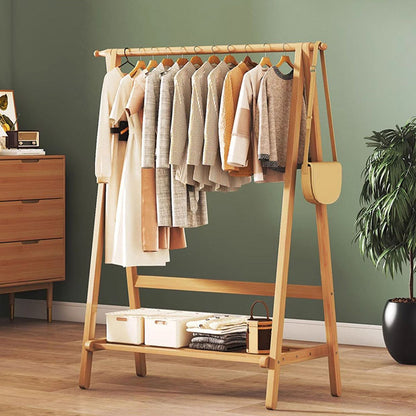 Contemporary Scandinavian Bamboo Hall Tree