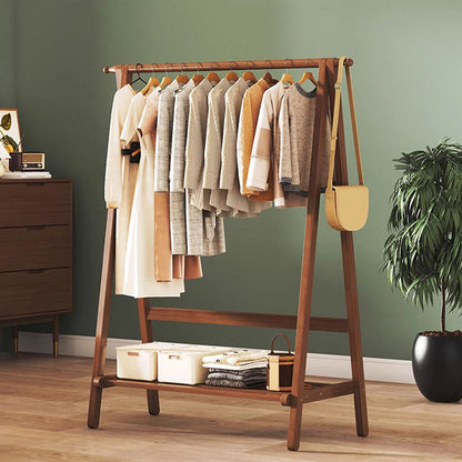 Contemporary Scandinavian Bamboo Hall Tree