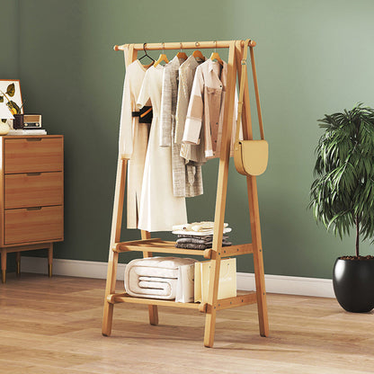 Contemporary Scandinavian Bamboo Hall Tree
