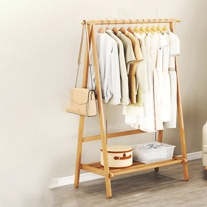 Contemporary Scandinavian Bamboo Hall Tree