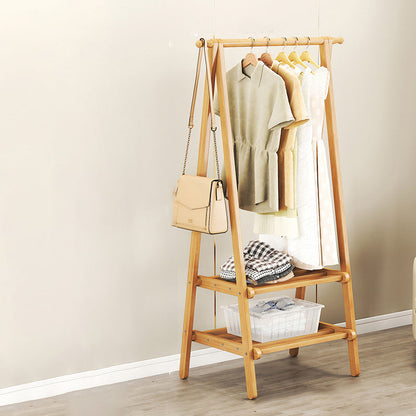 Contemporary Scandinavian Bamboo Hall Tree