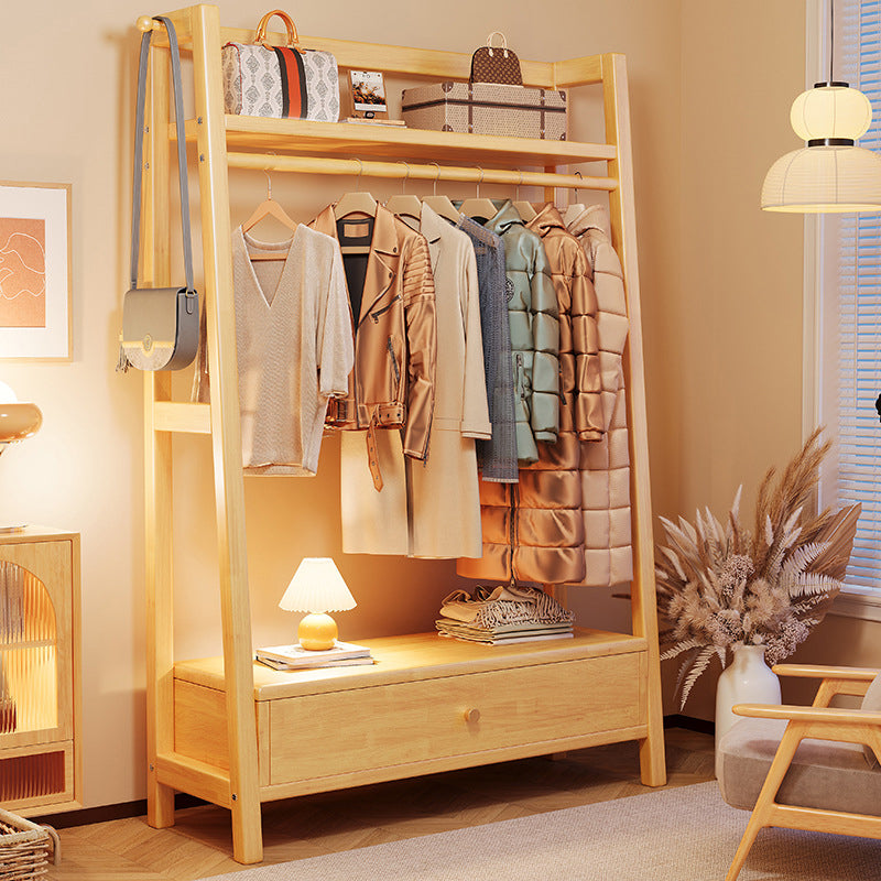 Modern Minimalist Wood Hall Tree