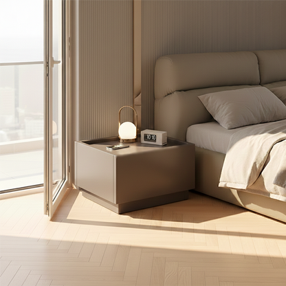 Modern Minimalist Fiberboard Nightstand