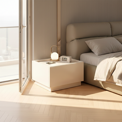 Modern Minimalist Fiberboard Nightstand