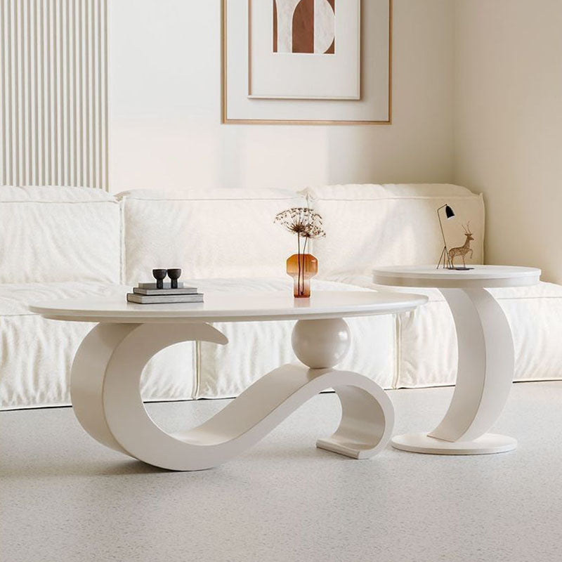 Contemporary Carbon Steel Coffee Table