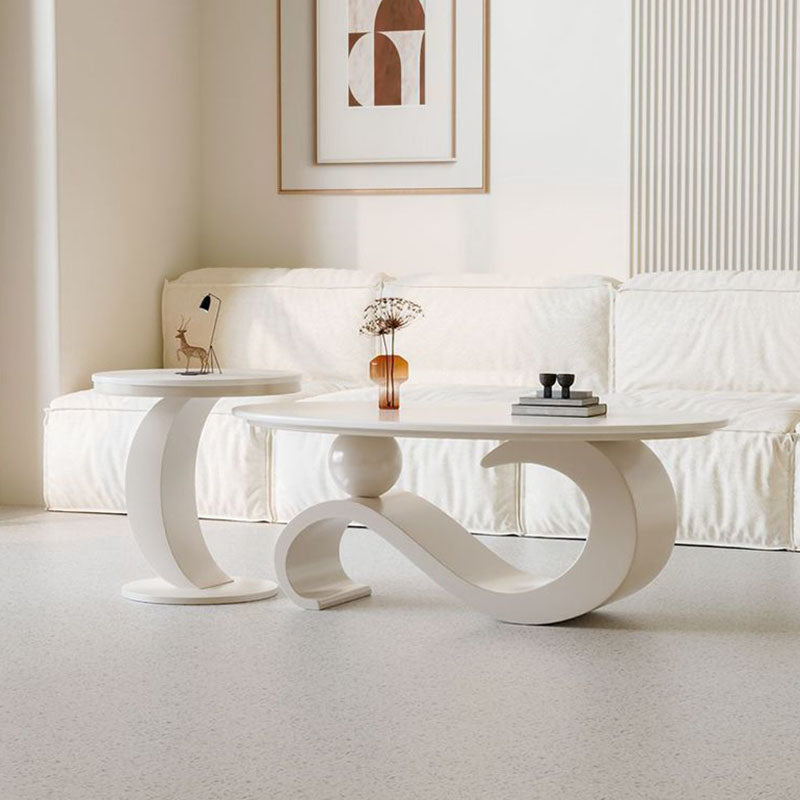Contemporary Carbon Steel Coffee Table