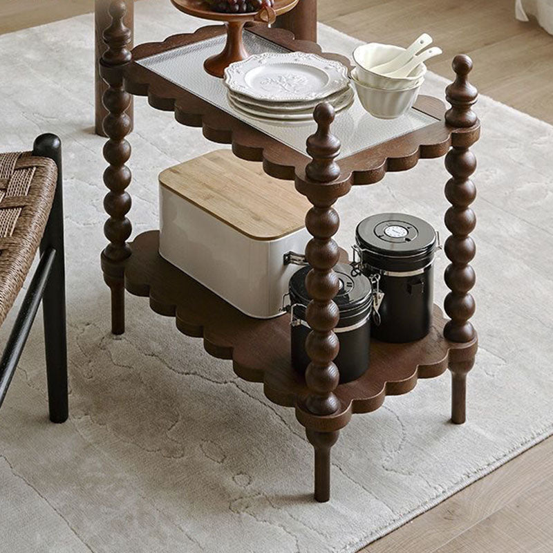 Traditional Wood Solid Wood Side Table