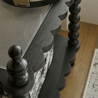 Traditional Wood Solid Wood Side Table