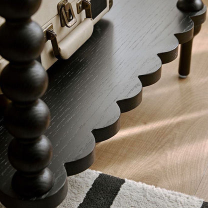 Traditional Wood Solid Wood Side Table