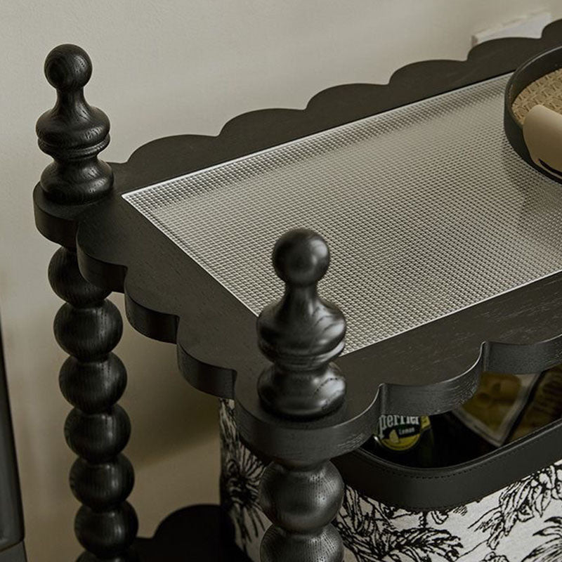 Traditional Wood Solid Wood Side Table