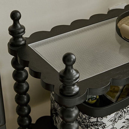 Traditional Wood Solid Wood Side Table