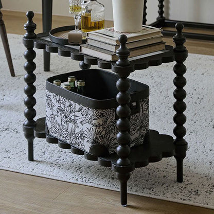 Traditional Wood Solid Wood Side Table