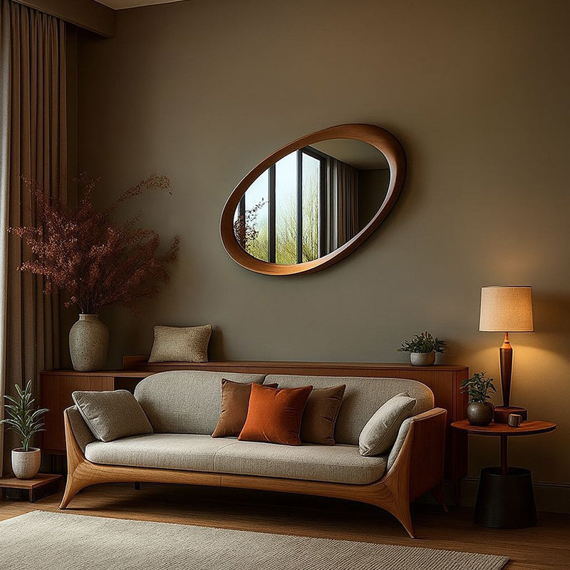 Traditional Solid Wood Mirror