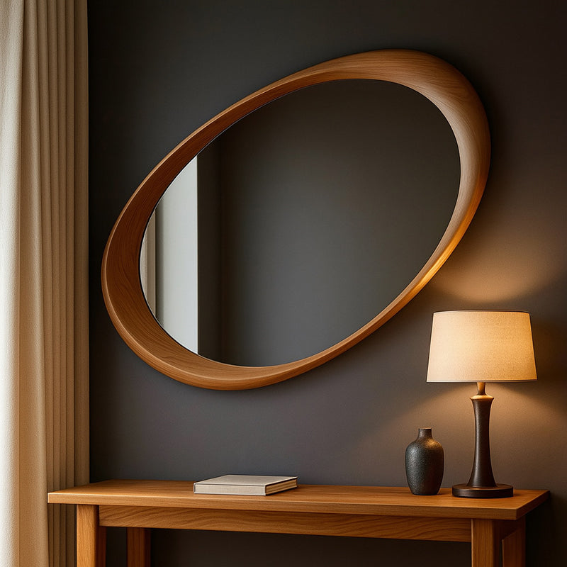 Traditional Solid Wood Mirror