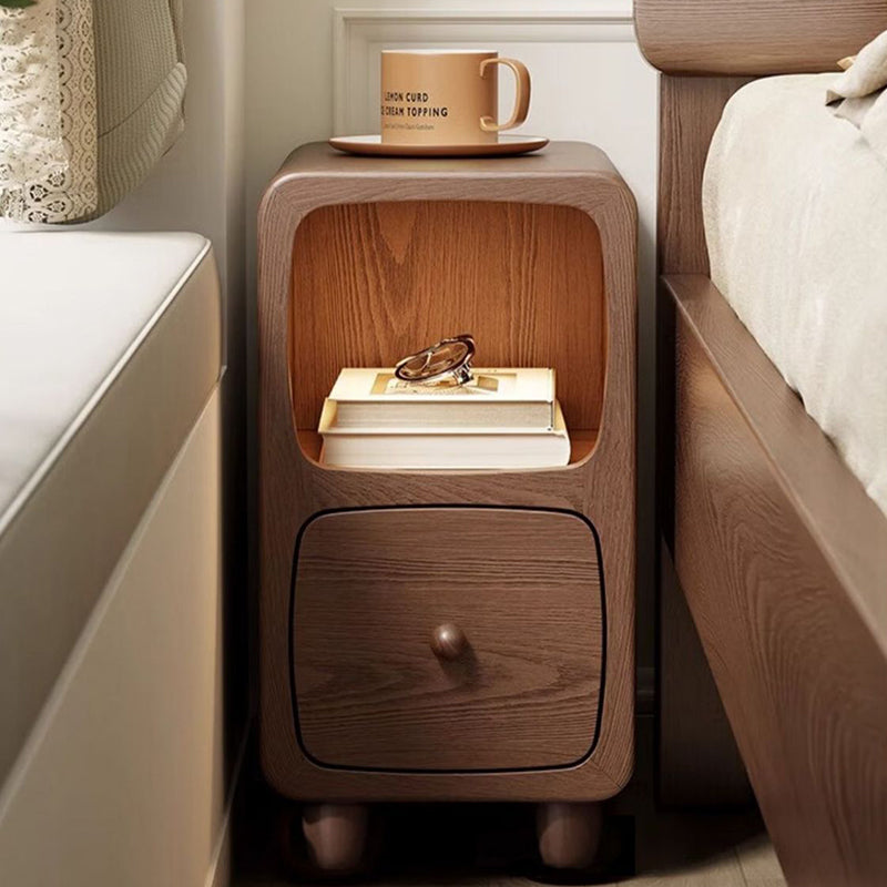 Contemporary Fiberboard Nightstand