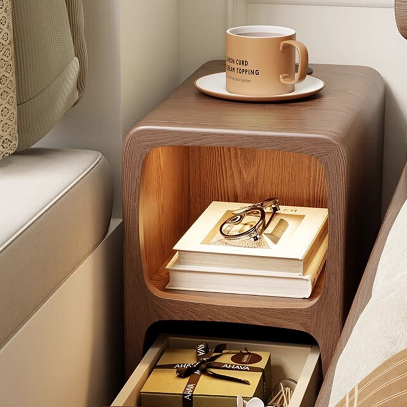Contemporary Fiberboard Nightstand