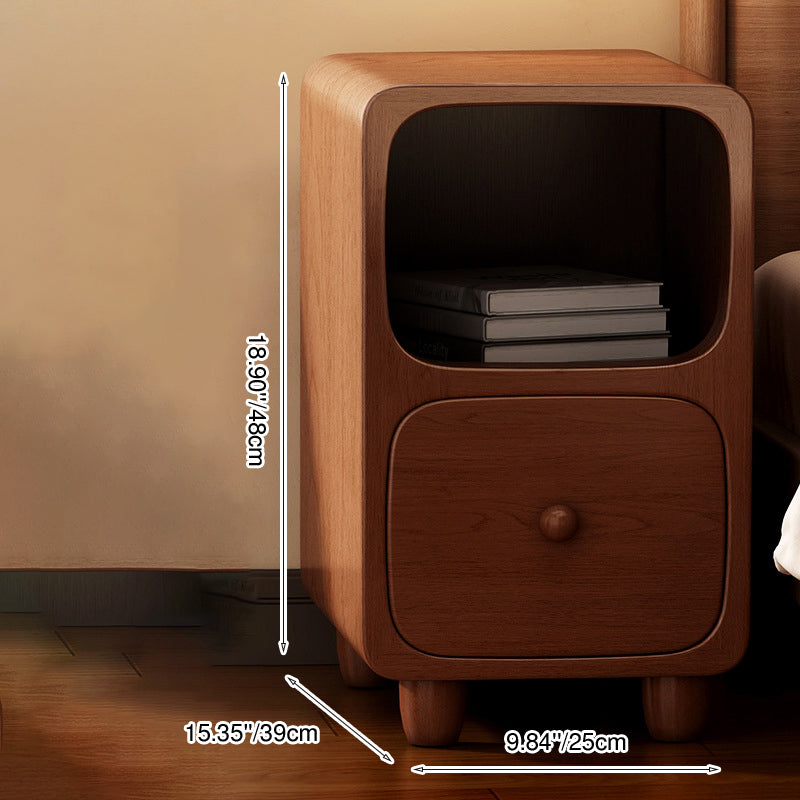 Contemporary Fiberboard Nightstand