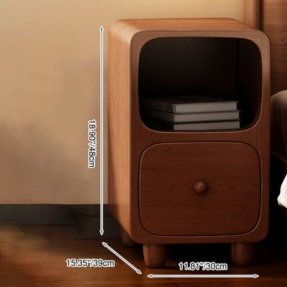 Contemporary Fiberboard Nightstand