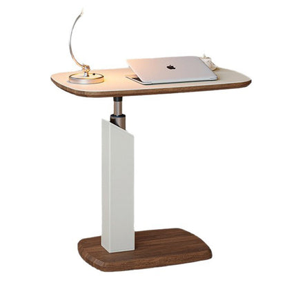Contemporary Leather Side Table
