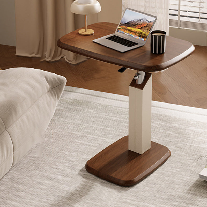 Contemporary Leather Side Table