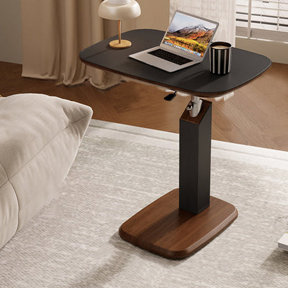 Contemporary Leather Side Table
