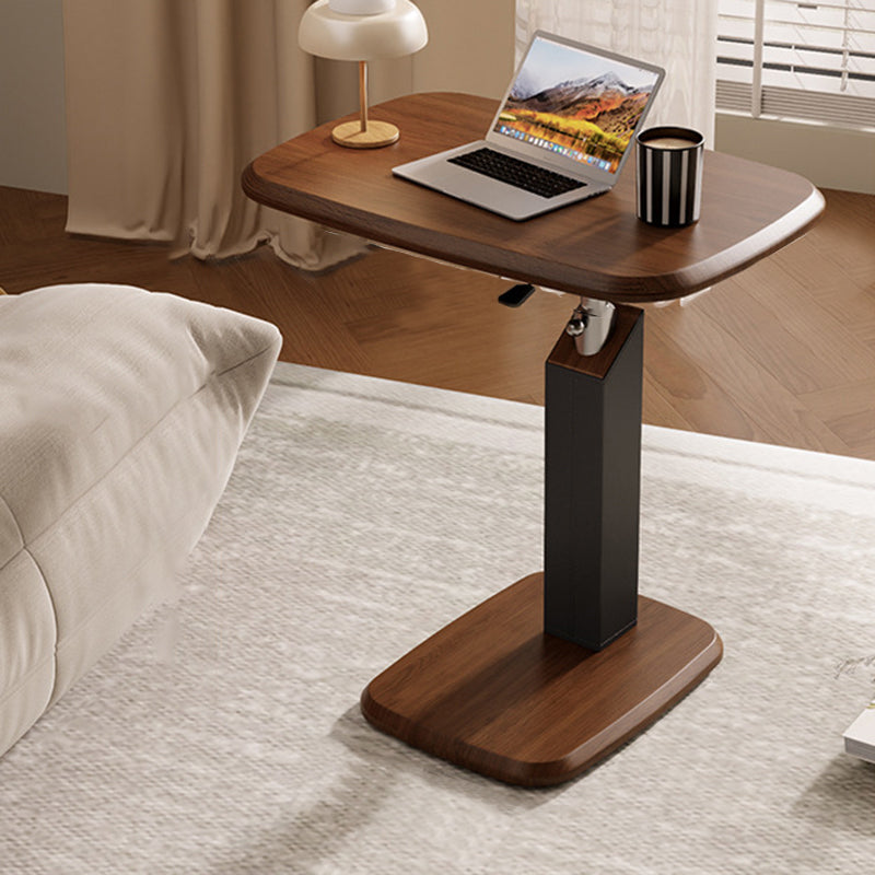 Contemporary Leather Side Table