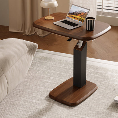 Contemporary Leather Side Table