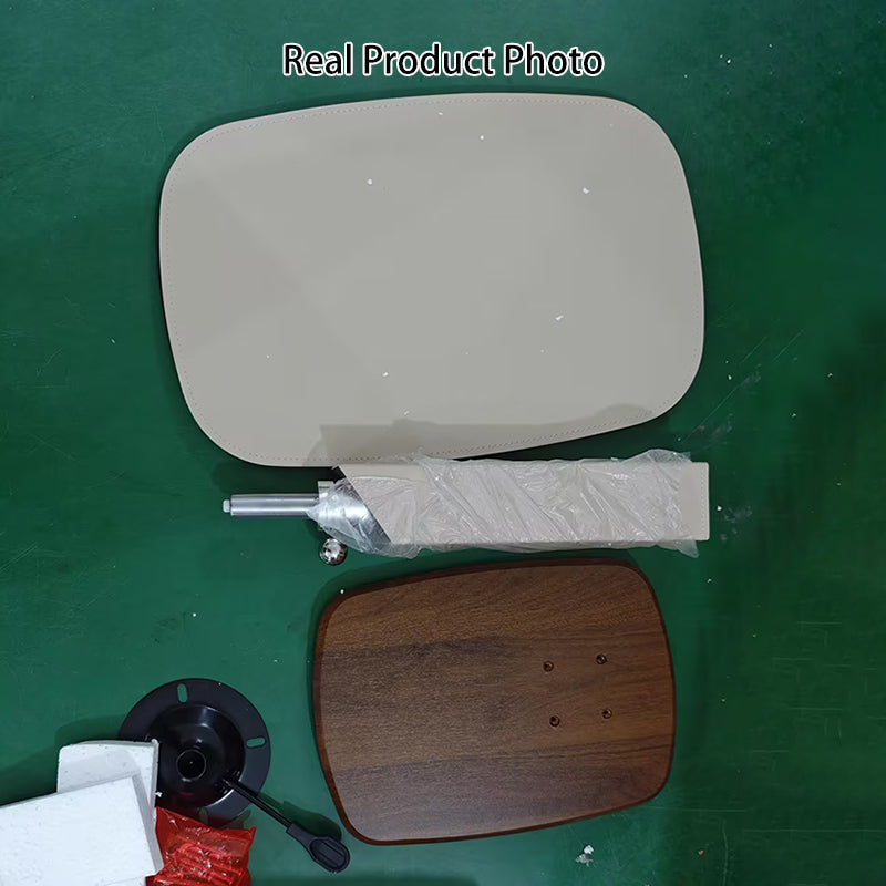 Contemporary Leather Side Table