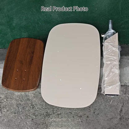 Contemporary Leather Side Table